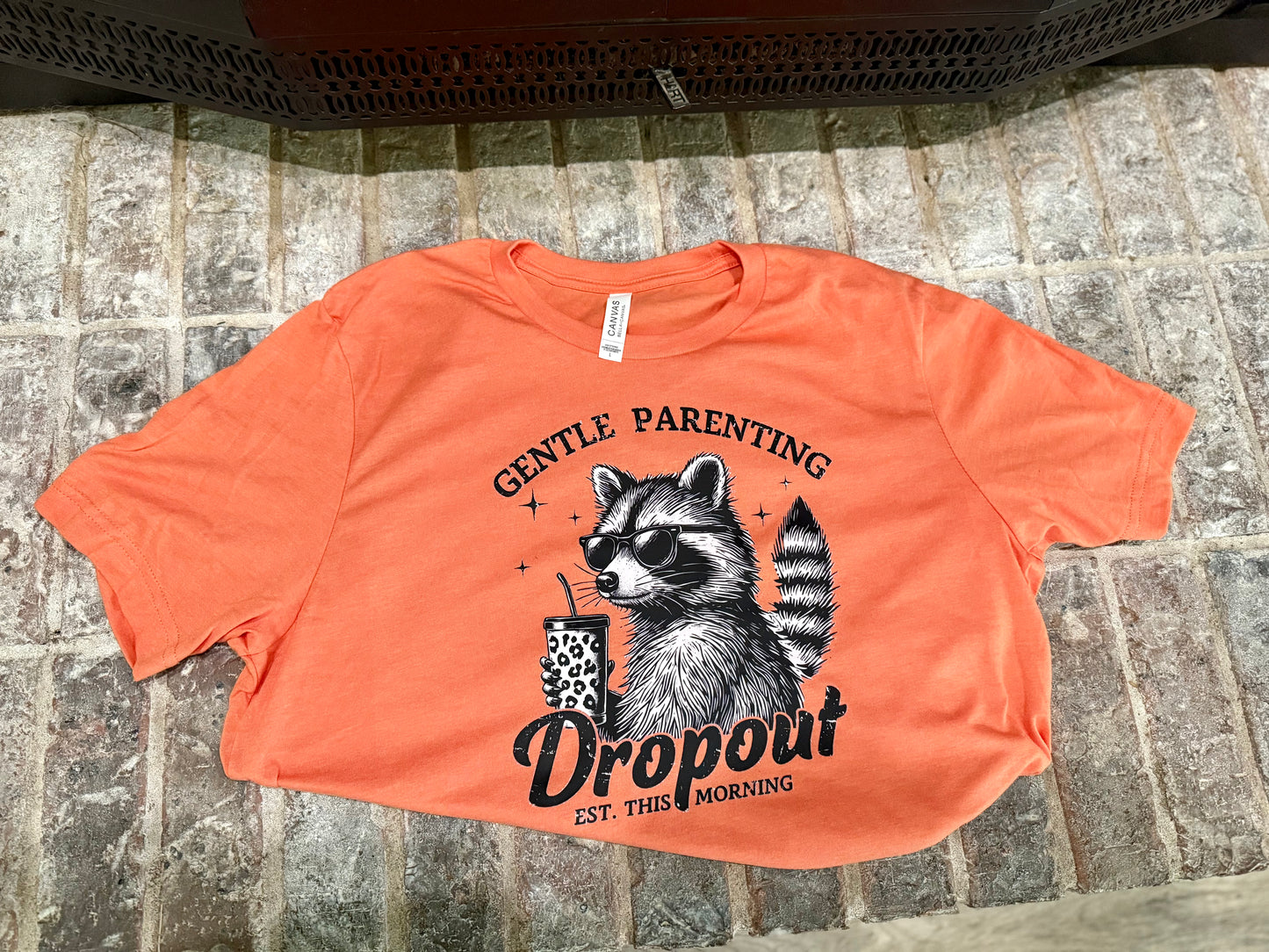 Gentle Parenting Dropout Racoon Tshirt