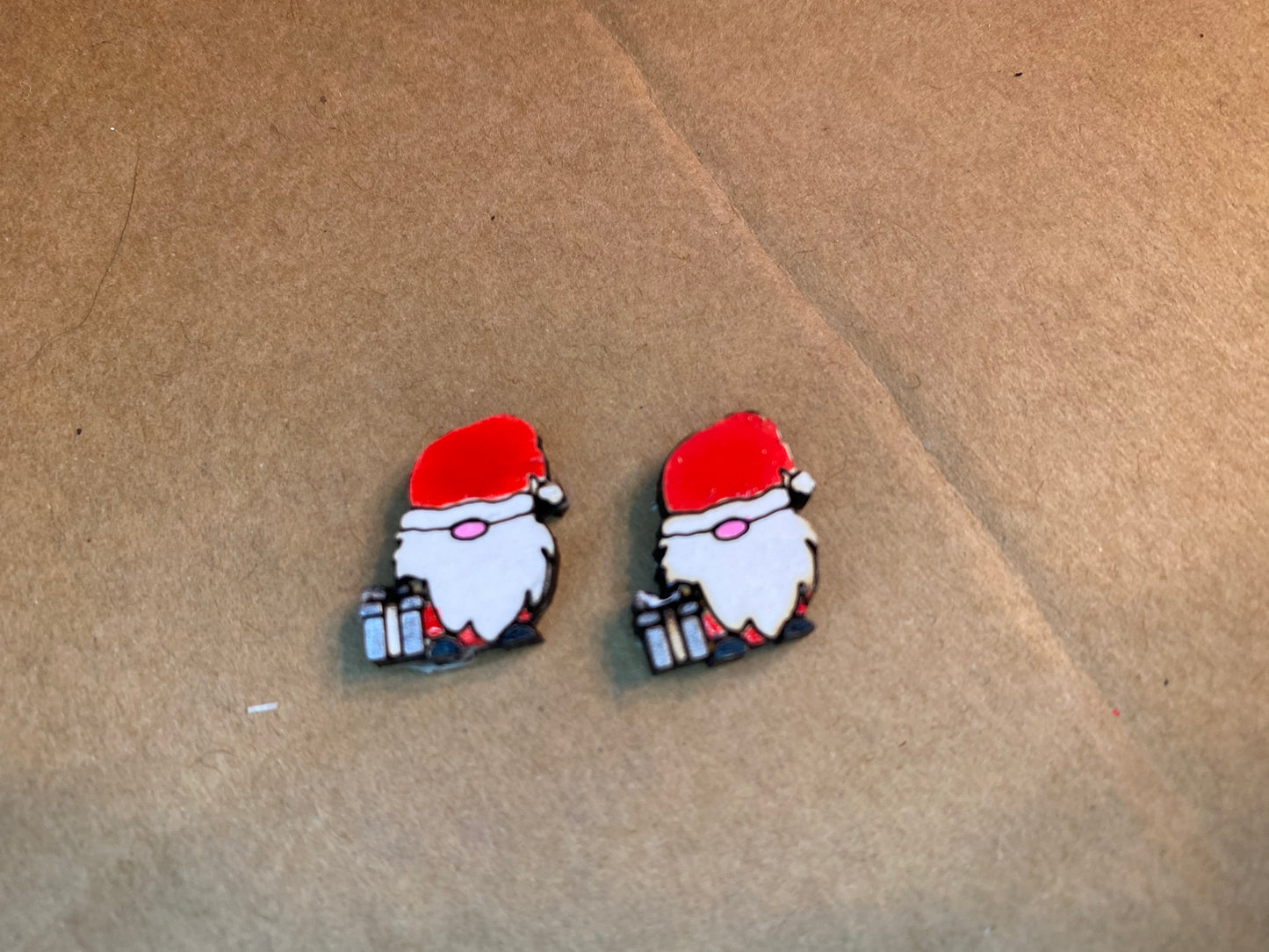 Santa Gnome Earrings DIGITAL LASER FILE ONLY