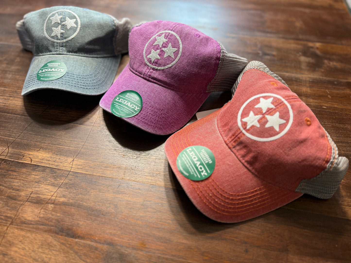 Distress Purple TN Tristar Ball Cap