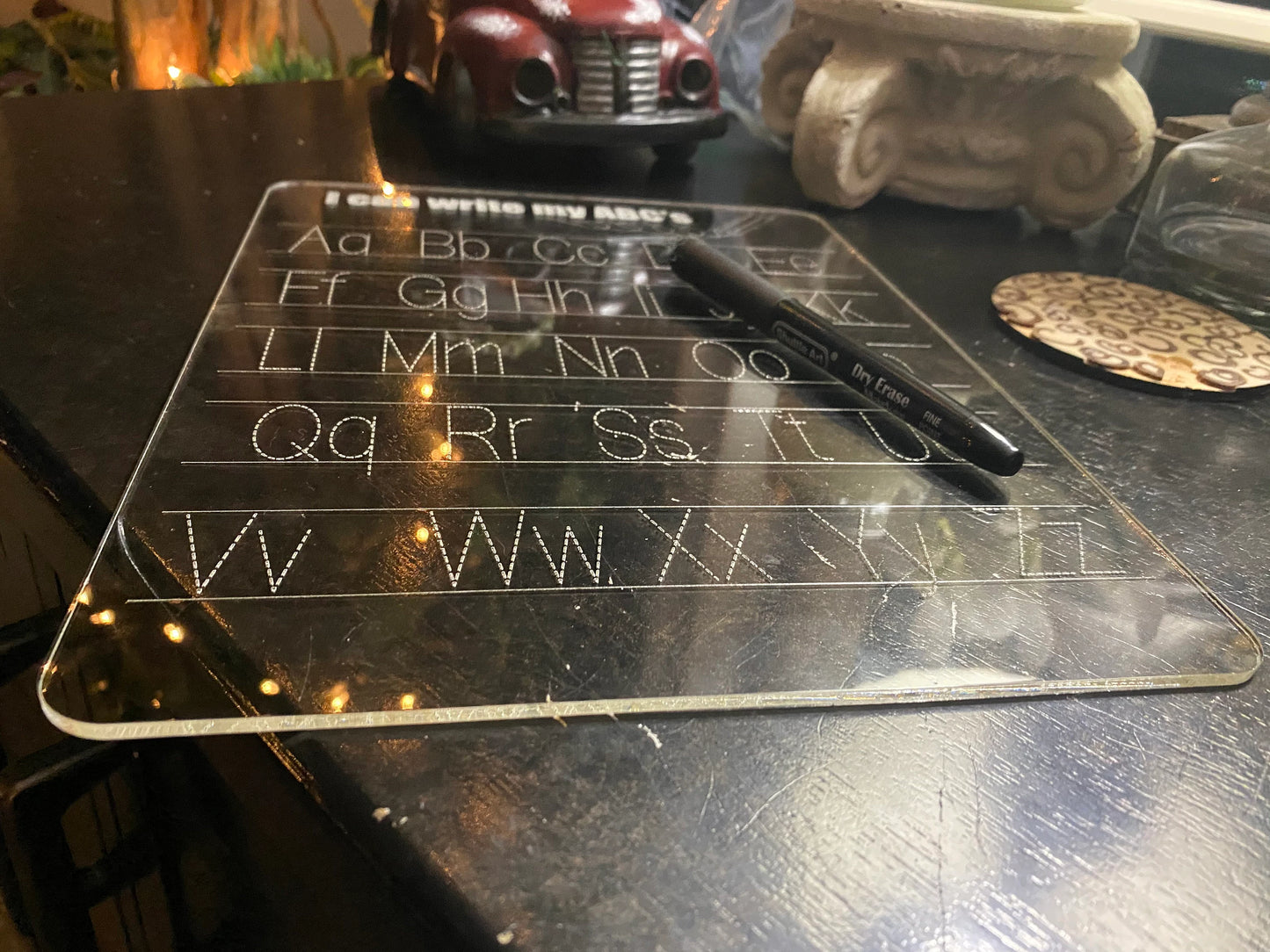 Laser Cut File - DIGITAL LASER FILE ONLY - ABC's Writing Board