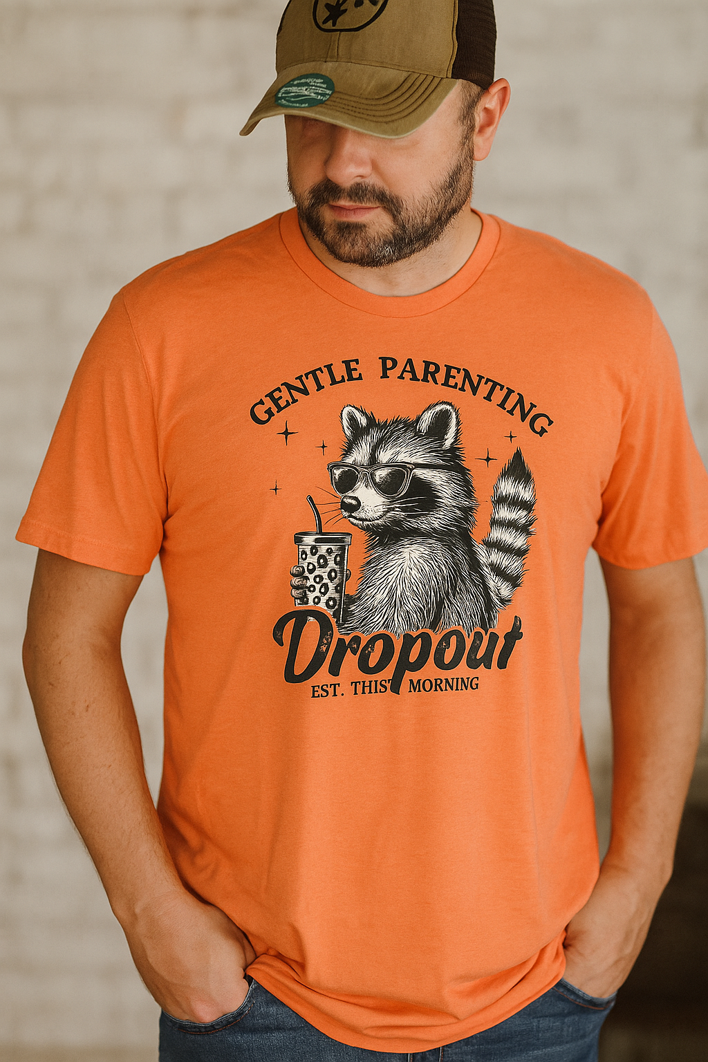 Gentle Parenting Dropout Racoon Tshirt