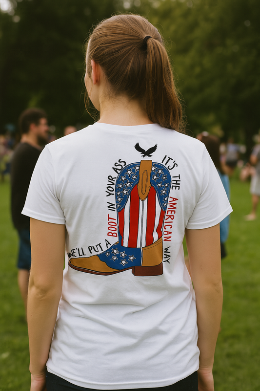 Brought to you courtesy of the Red, White and Blue Tshirt