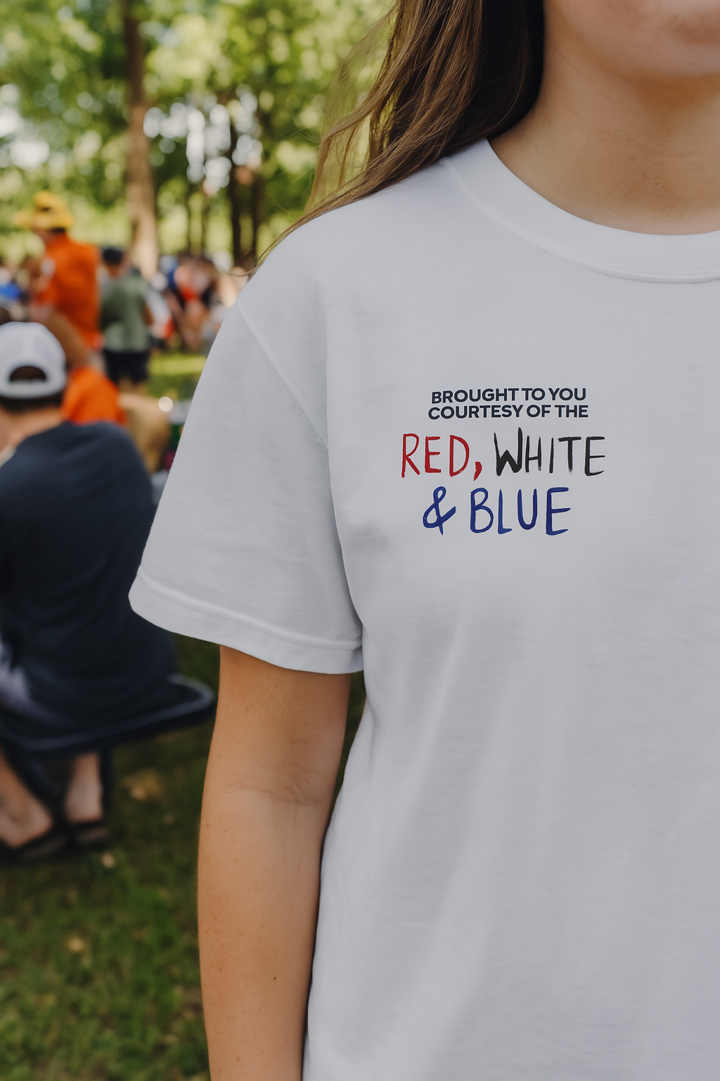 Brought to you courtesy of the Red, White and Blue Tshirt