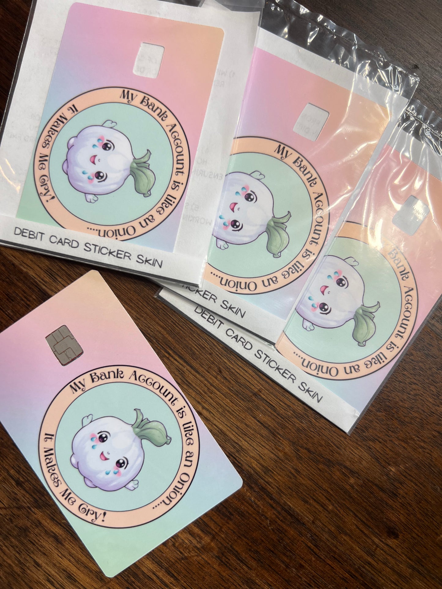 Bank Account Makes Me Cry Debit / Credit Card Skin