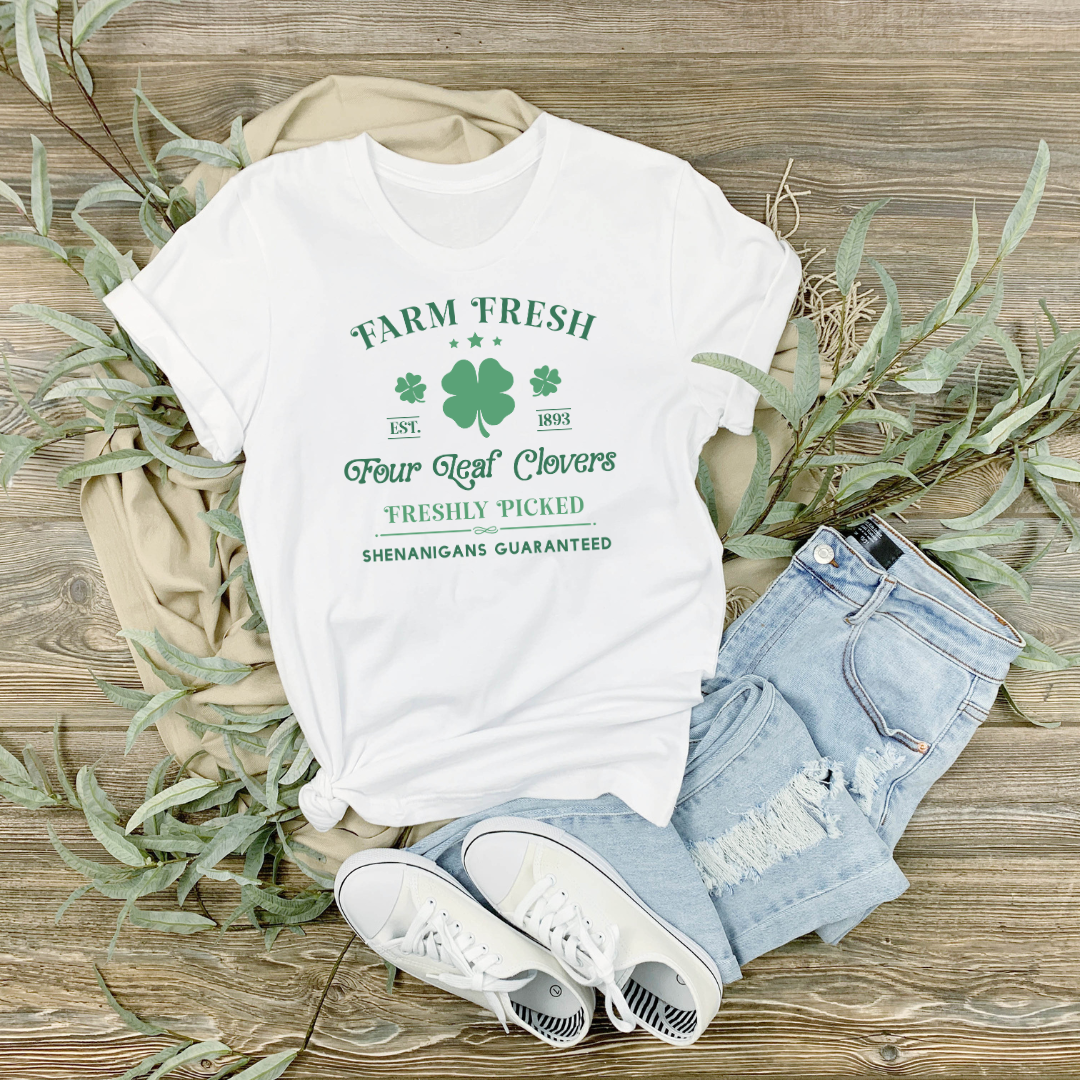 St Patrick Day Farms Green DTF Print SKU RSTPD016