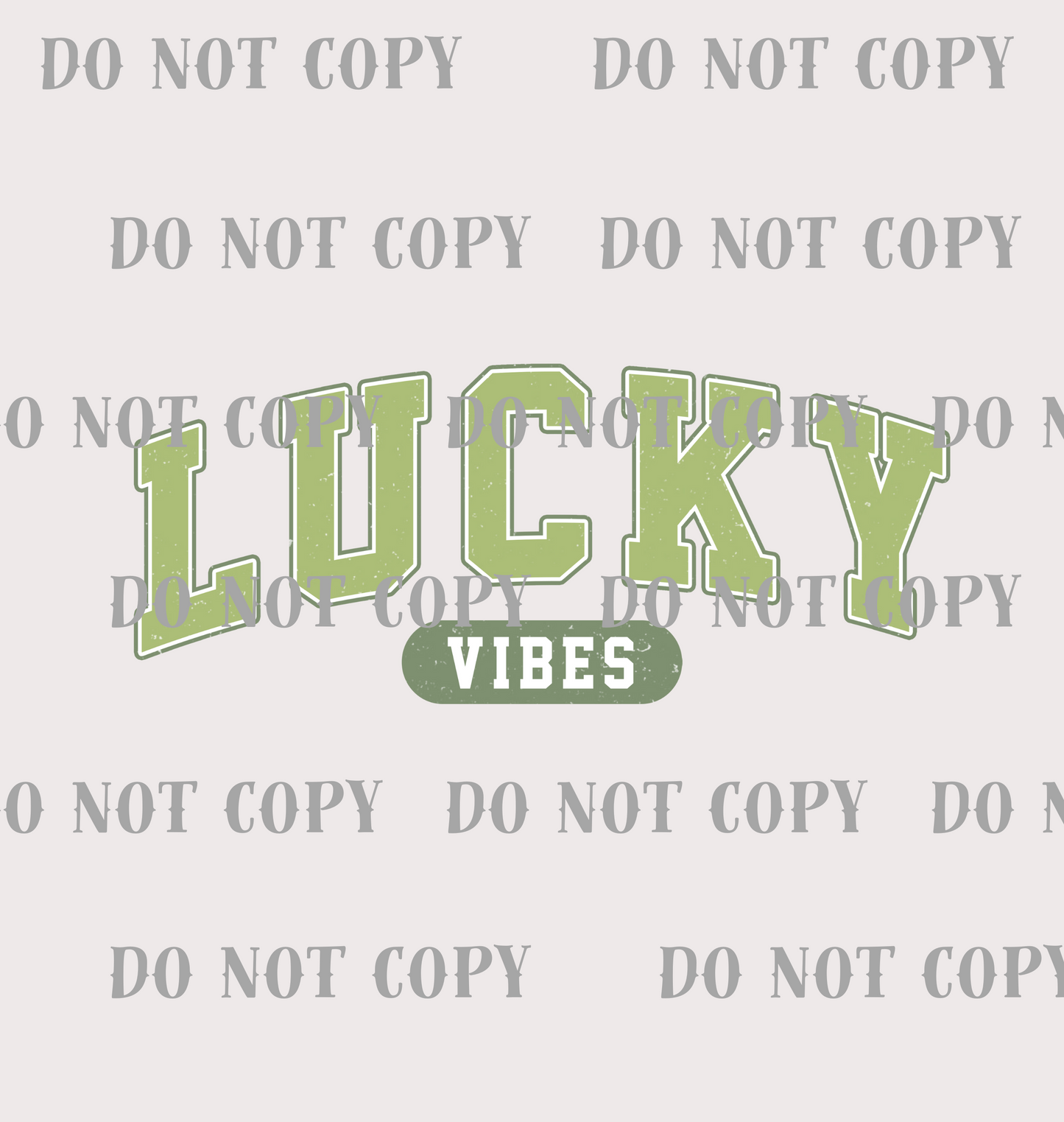 St Patrick Day Lucky Vibes DTF Print SKU RSTPD013